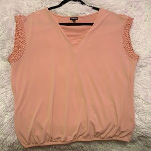 Express pink large blouse